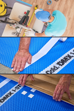 DMX 1-Step 2.0 is the perfect choice for flooring contractors due to its benefits like the following:
 No plywood or OSB needed – lightweight and installs quickly to reduce labor time
10 FREE self-leveling shims address dips and imperfections for perfectly flat floors